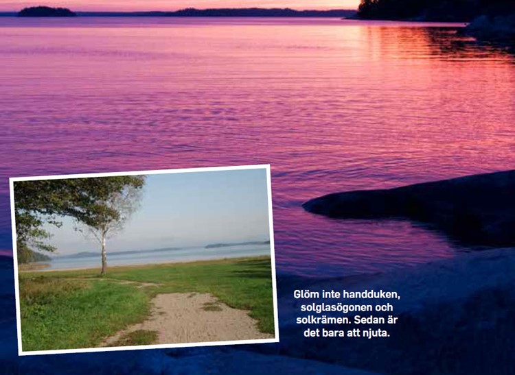 BADA I SÖDRA SKÄRGÅRDEN