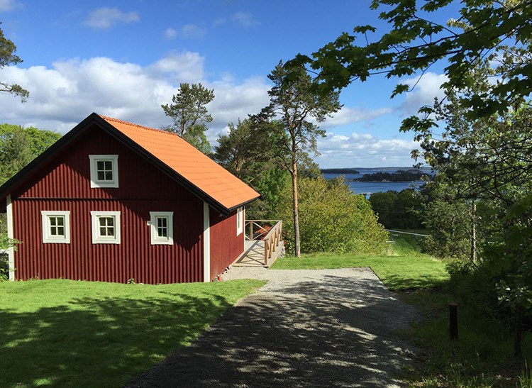 Bekväma hotellstugor på Utö