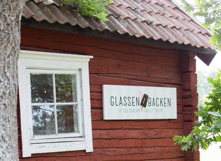 Glassen i backen